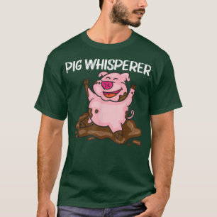Camiseta Design De Porcos Engraçados Para Homens Fazendas D