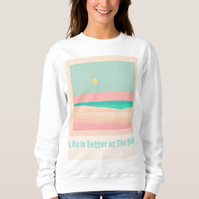Camiseta Design de praia (Frente)