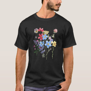 Camiseta Design de presente de jardinagem ou flor silvestre