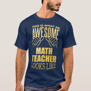 Camiseta Design de Presente Engraçado do Professor de Matem