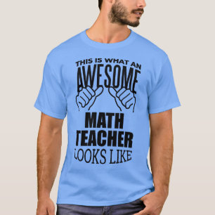 Camiseta Design de Presente Engraçado do Professor de Matem
