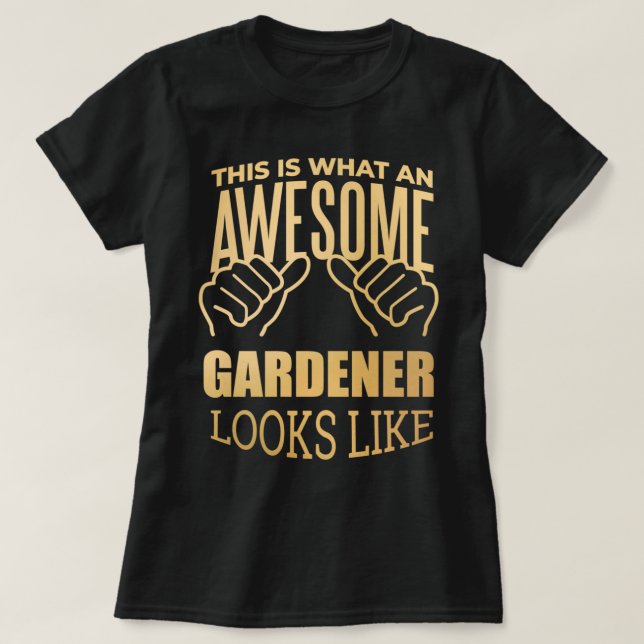 Camiseta Design de presente engraçado para jardinagem em Do (Frente do Design)