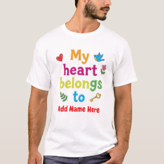 Camiseta Design de presentes colorido e bonito