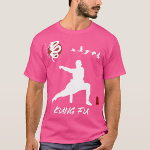 Camiseta Design de principiante Kung Fu. Kung Fu Calligrap 