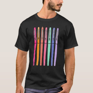 Camiseta Design de Professores de Caneta Flair
