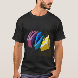 Camiseta design de Profundidade 3D - Arte Visual Realista