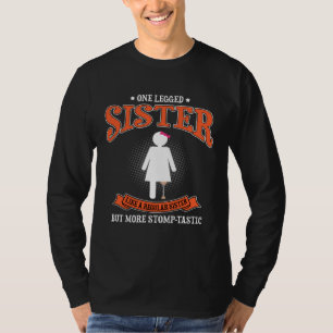 Camiseta Design de Prótese de Perna para Sobrevivente de Am