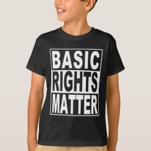 Camiseta Design De Protesto De Direitos Básicos Para A Demo