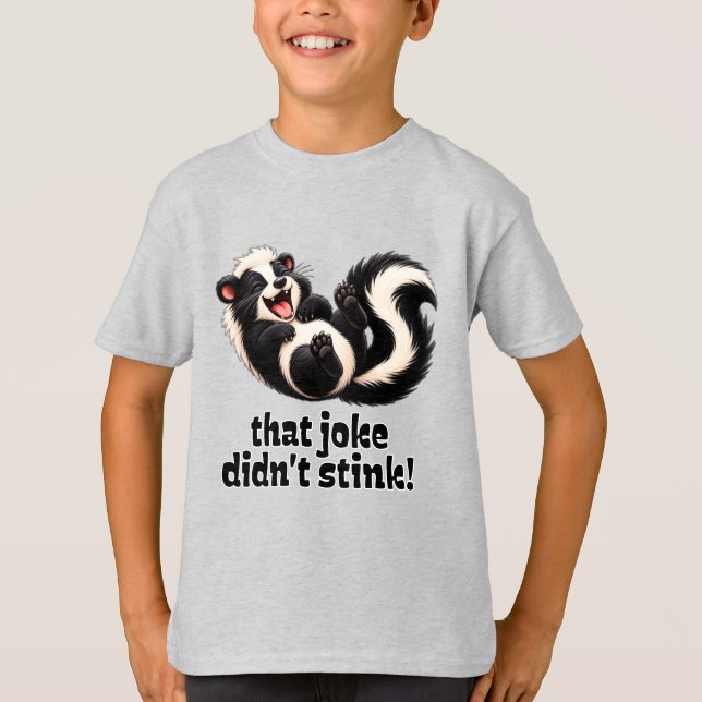 Camiseta Design de Pun do Gambá Rindo (Frente)