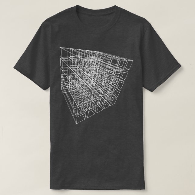 Camiseta design de quadrados (Frente do Design)