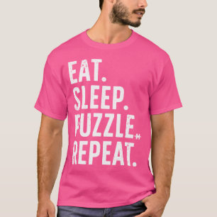 Camiseta Design de Quebra-Cabeça Legal Para Homens e Mulher