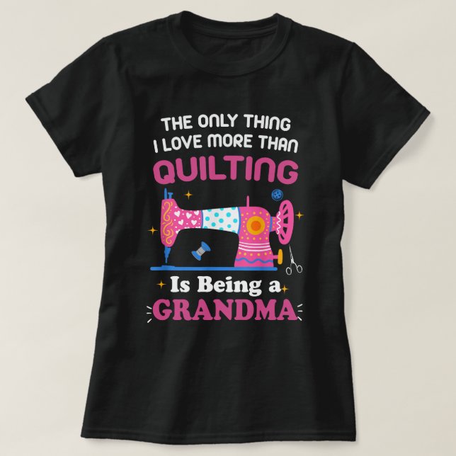 Camiseta Design de Quilometragem legal Para Mulheres Vovó Q (Frente do Design)