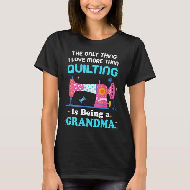 Camiseta Design de Quilometragem legal Para Mulheres Vovó Q (Frente)