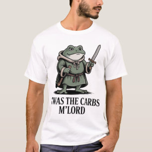 Camiseta Design de rã fantasia para humor – Culpe os Carboi