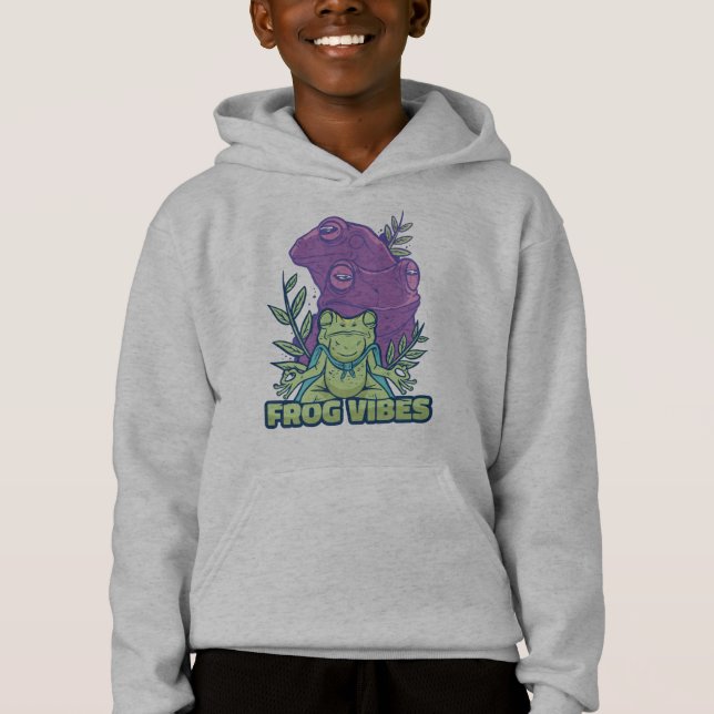 Camiseta Design de Rã Meditando em Yoga (Frente)