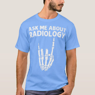 Camiseta Design de Radiologia Engraçada Para Homens Mulhere