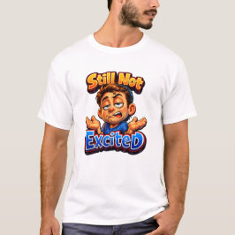 Camiseta Design de Reação Engraçada e Relacionável – Humor 