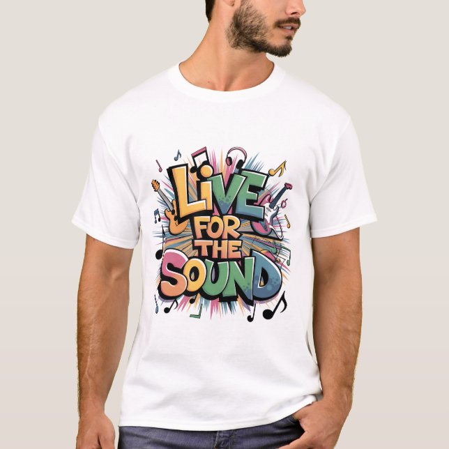 Camiseta Design de recorde de música (Frente)