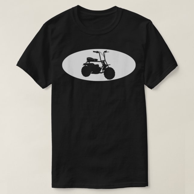 Camiseta design de recorte de minicicleta (Frente do Design)