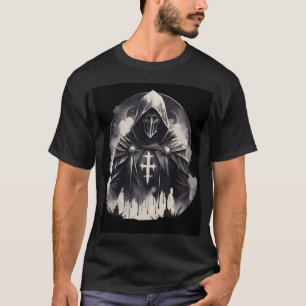 Camiseta Design de Refrigeração de Espinha-Fantasma Horror