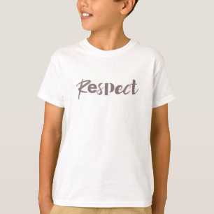 Camiseta Design de respeito moderno, criativo, legal e mode
