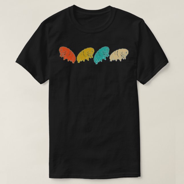 Camiseta Design de Retro Tardigrado (Frente do Design)