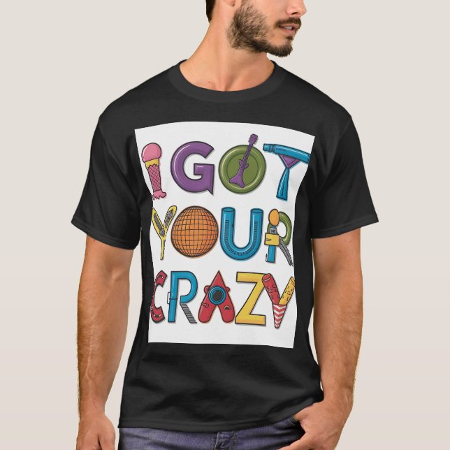 Camiseta Design de retrorgrafia colorida com reprodução (Frente)