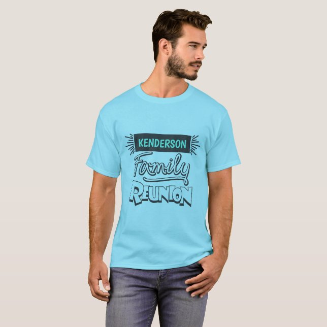 Camiseta Design de Reunião Familiar (Frente Completa)
