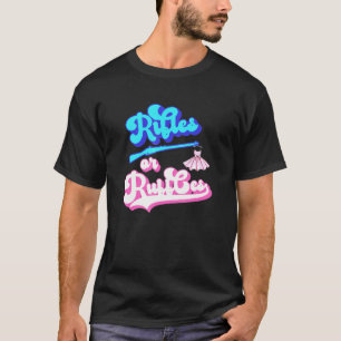Camiseta Design de Revelação de Gênero Country Para Uma Cow