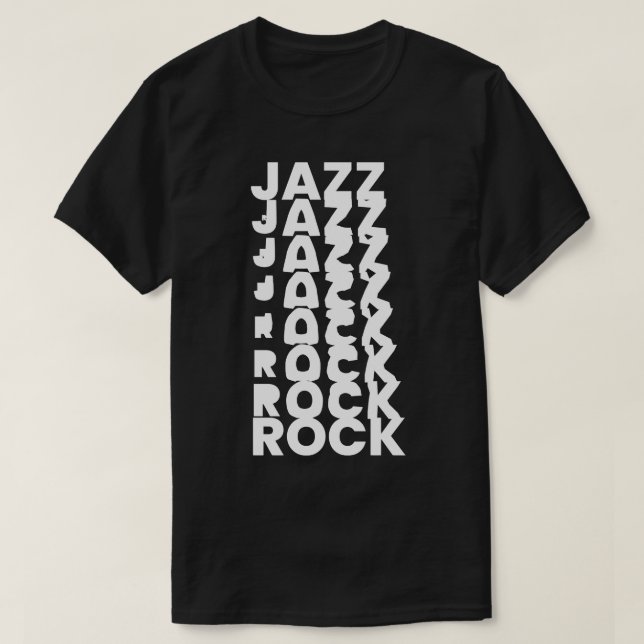 Camiseta design de rock jazz (Frente do Design)