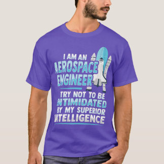 Camiseta Design de Rocket Science para um Engenheiro aeroes