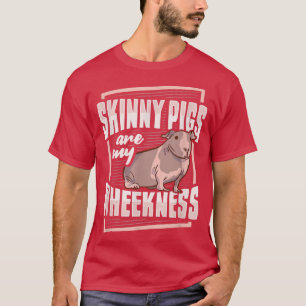 Camiseta Design De Roda De Suíno Magra Para A Porca De Guin