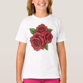 Camiseta Design de Rosa elegante