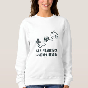 Camiseta Design de Rota de San Francisco para Sierra Nevada