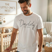 Design de Rótulo de Papai Clássico Ano EST Família