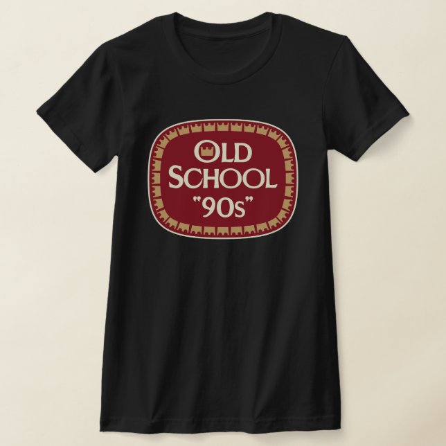 Camiseta Design de Rótulo Old School 90s Malt Liquor 40oz (Postura )