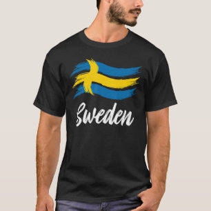 Camiseta Design de Roupa de Sinalizador de suecia exclusivo