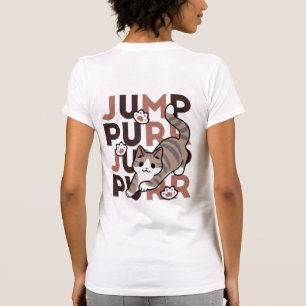 Camiseta Design de Salto de Gato Reprodutivo - Trabalho de