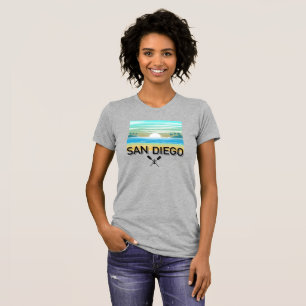 Camiseta Design de San Diego - Ajustado fino Canvas T, Bell