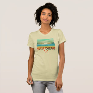 Camiseta Design de San Diego - Ajustado fino Canvas T, Bell