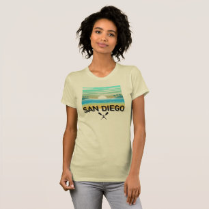 Camiseta Design de San Diego - Ajustado fino Canvas T, Bell