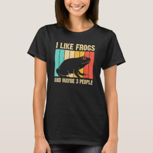 Camiseta Design De Sapo Bonito Para Homens Sapateiros Ani A