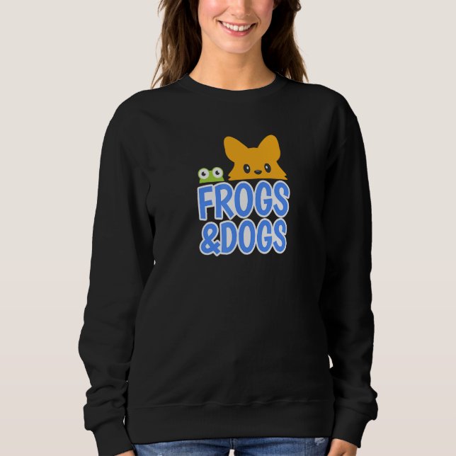 Camiseta Design De sapo E Cachorro Para Ventiladores De Sap (Frente)