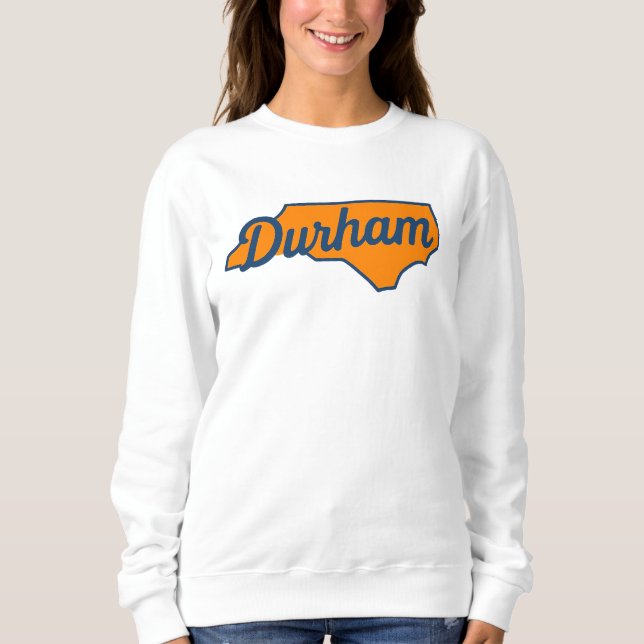 Camiseta Design de Script de Durham North Carolina - Forma  (Frente)