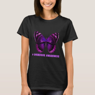 Camiseta Design de Sensibilização para a Sobredosagem da Fi