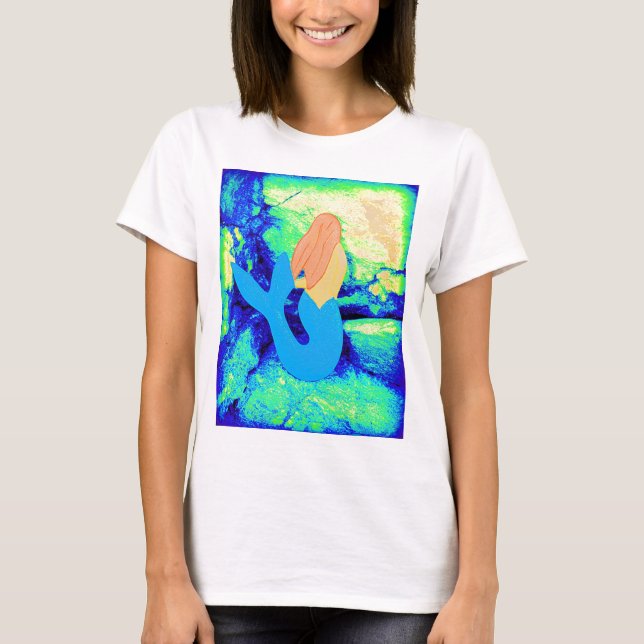 Camiseta design de sereia (Frente)