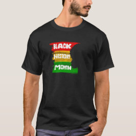 Camiseta Design de Silhuette Mês de História Negra
