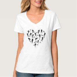 Camiseta Design de Silhuette Silhouette, Raparigas em Forma