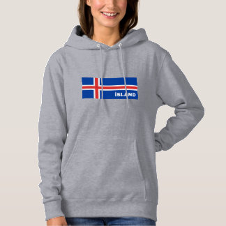 Camiseta Design de Sinalizador da Islândia