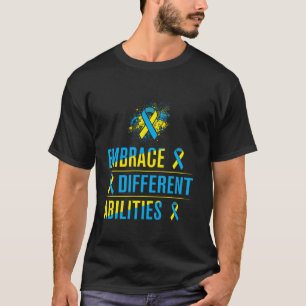 Camiseta Design de Síndrome de Down para Adultos Síndrome d